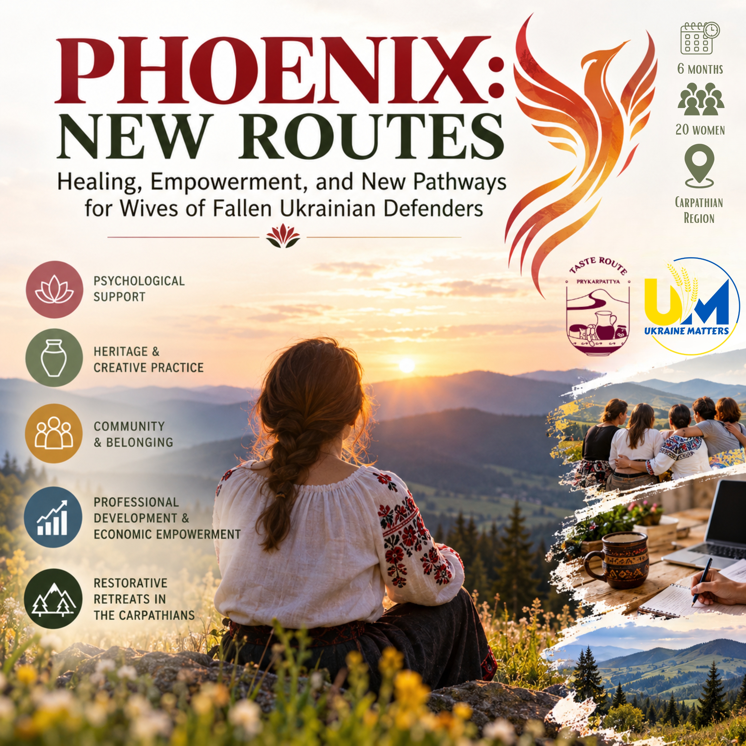 Phoenix: New Routes: Help Ukrainian Women Rebuild After Loss