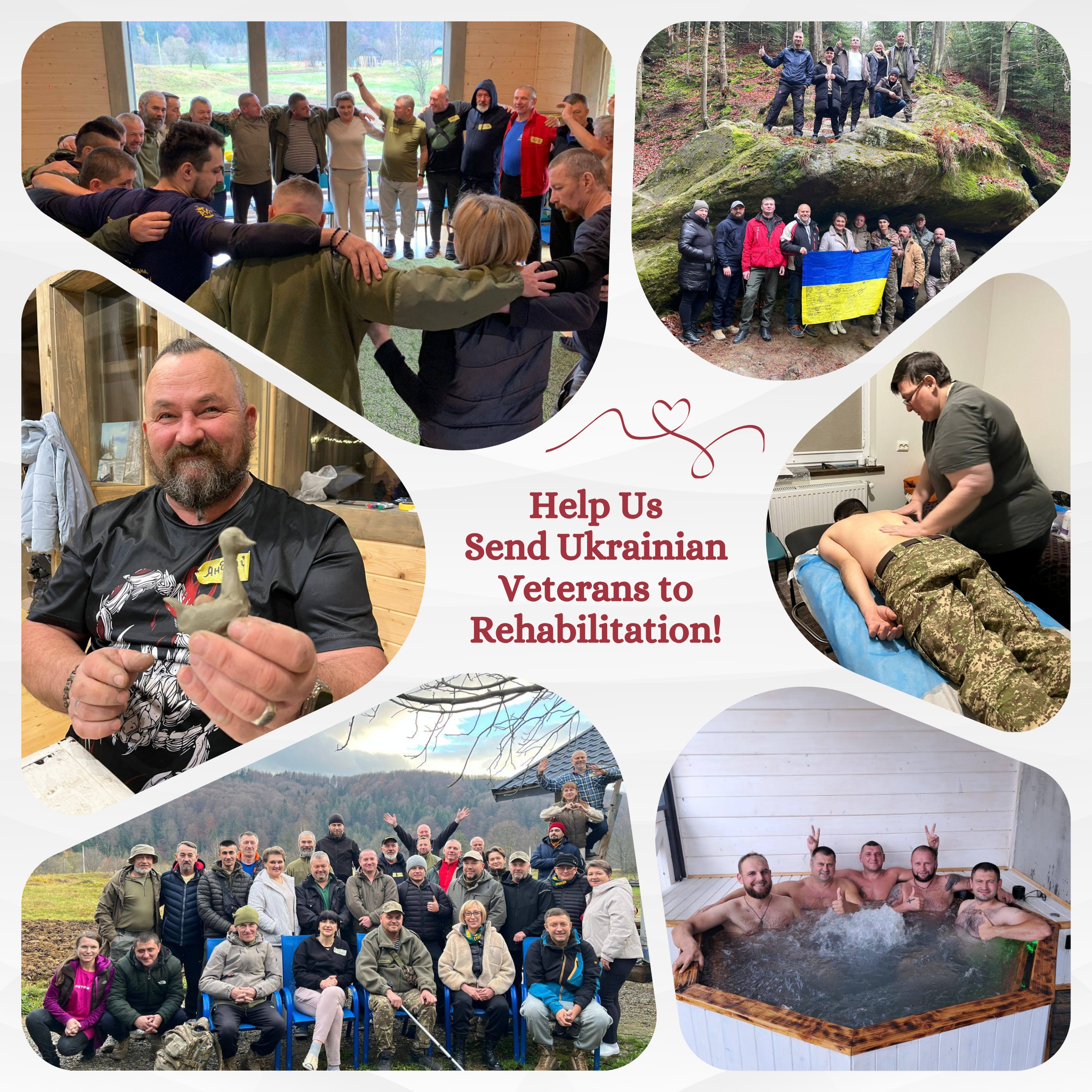 Send Ukrainian Veterans to Rehabilitation